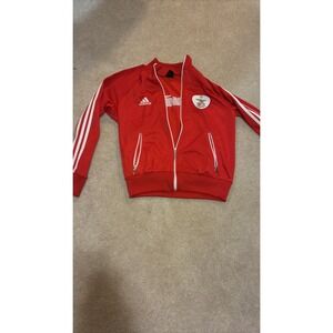 Vintage Adidas SL Benfica Track Jacket Red XS